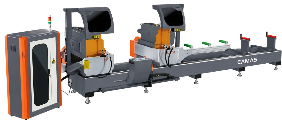 CAMAS LJZ2R-CNC-600×4500 — CNC Arbitrary-angle Double-head Saw
