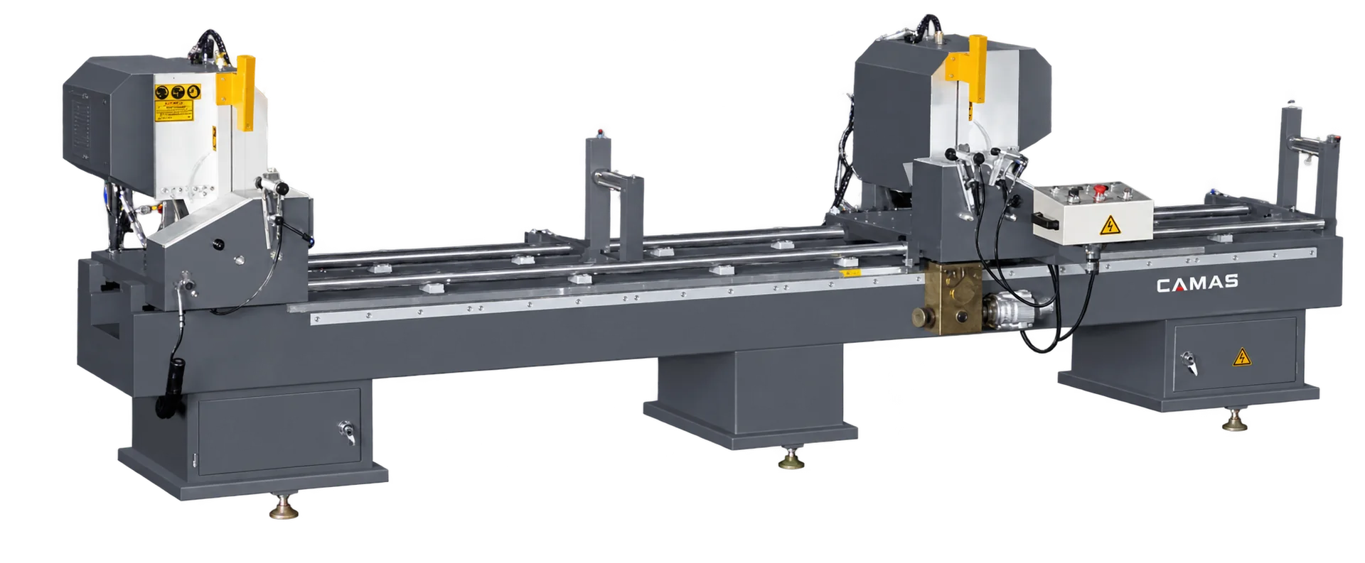 CAMAS LJZ2-450×3700 — Aluminum and PVC Double-head Saw