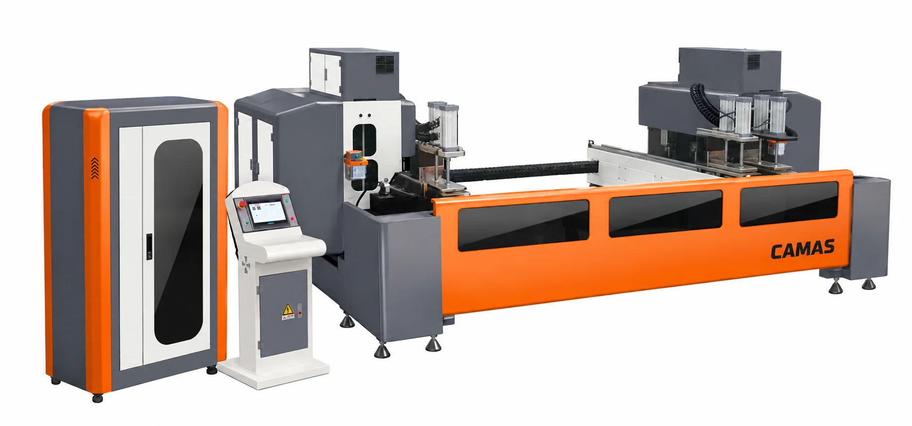 CAMAS LSTDX-CNC-6000 — Intelligent Double-head Sawing and Milling Center