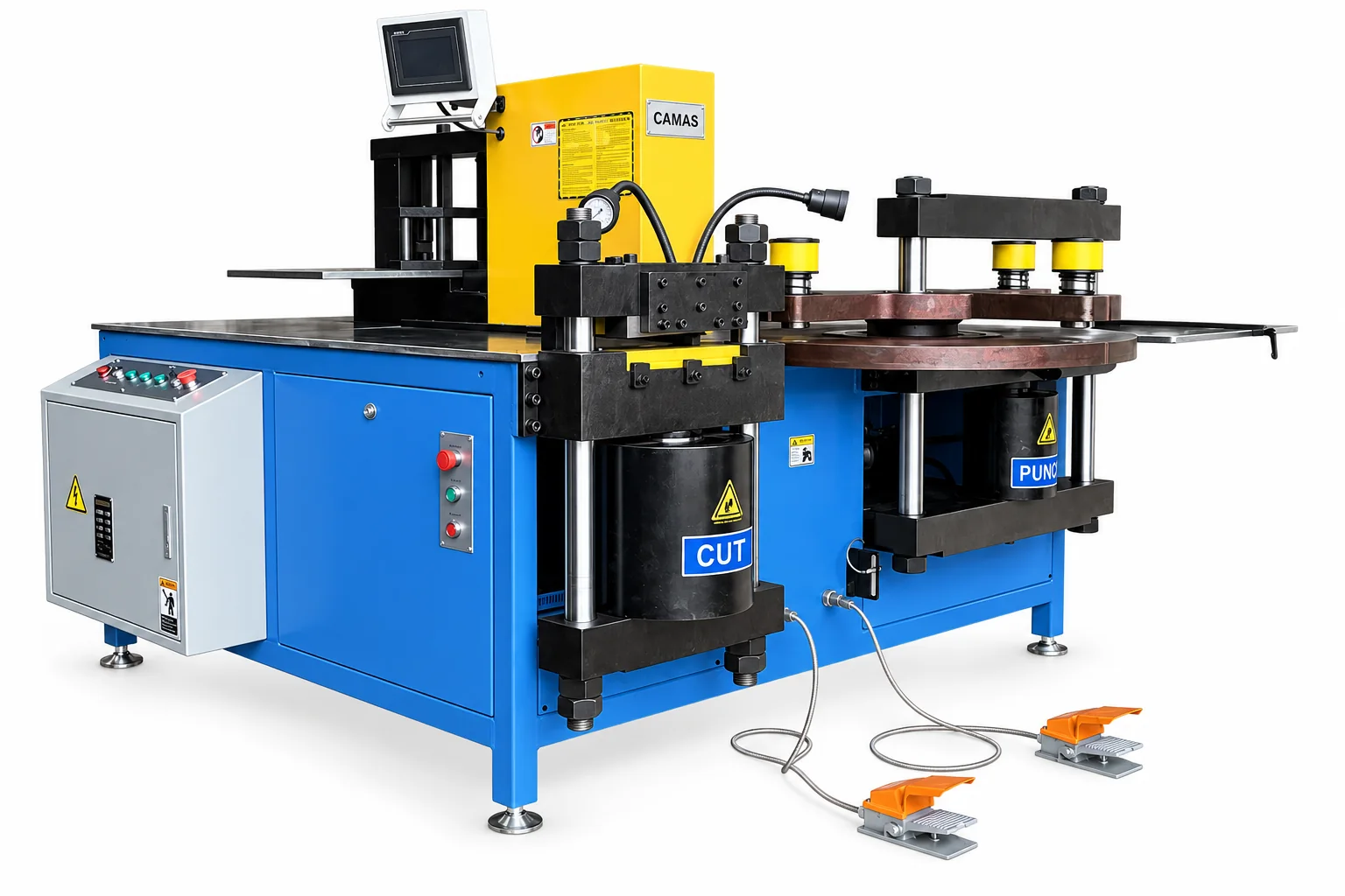 CAMAS 80-3NC — Heavy-duty Busbar Processing Machine