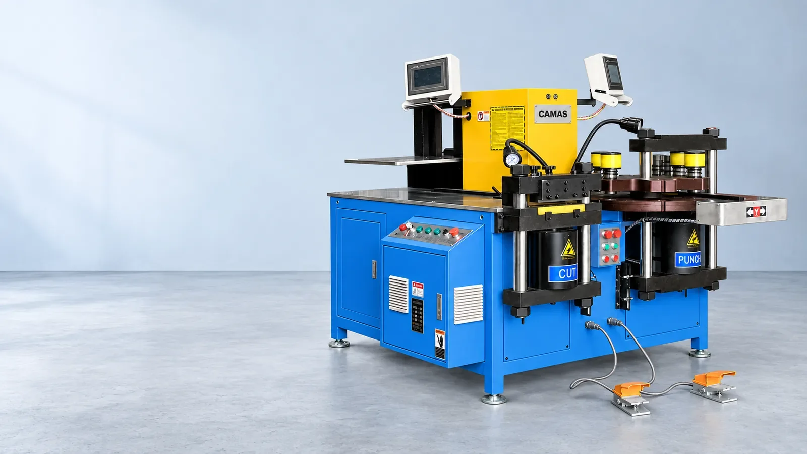 CAMAS 50-3NC PRO 3-in-1 Servo Busbar Processing Machine