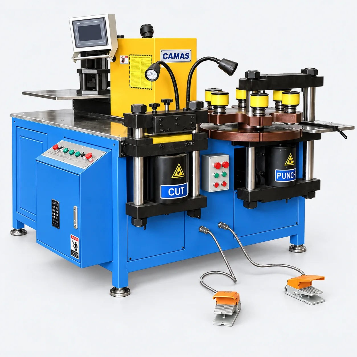 CAMAS 50-3NC — 3-in-1 Busbar Processing Machine
